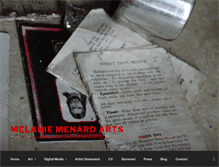 Tablet Screenshot of melaniemenard.com